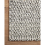 Featuring Jean Stoffer x Loloi Hendrick Grey Rug by Loloi at Amethyst Home. The Hendrick Grey Rug is a beautifully textured wool area rug with an elevated ease reminiscent of a cozy handmade sweater. The rug is very plush underfoot, making it equally welcome in bedrooms and living rooms. The hand-woven weave pattern adds dimension while the rug’s color palette is soft, neutral, a. Amethyst Home provides interior design, new construction, custom furniture, and area rugs in the Charlotte metro area.