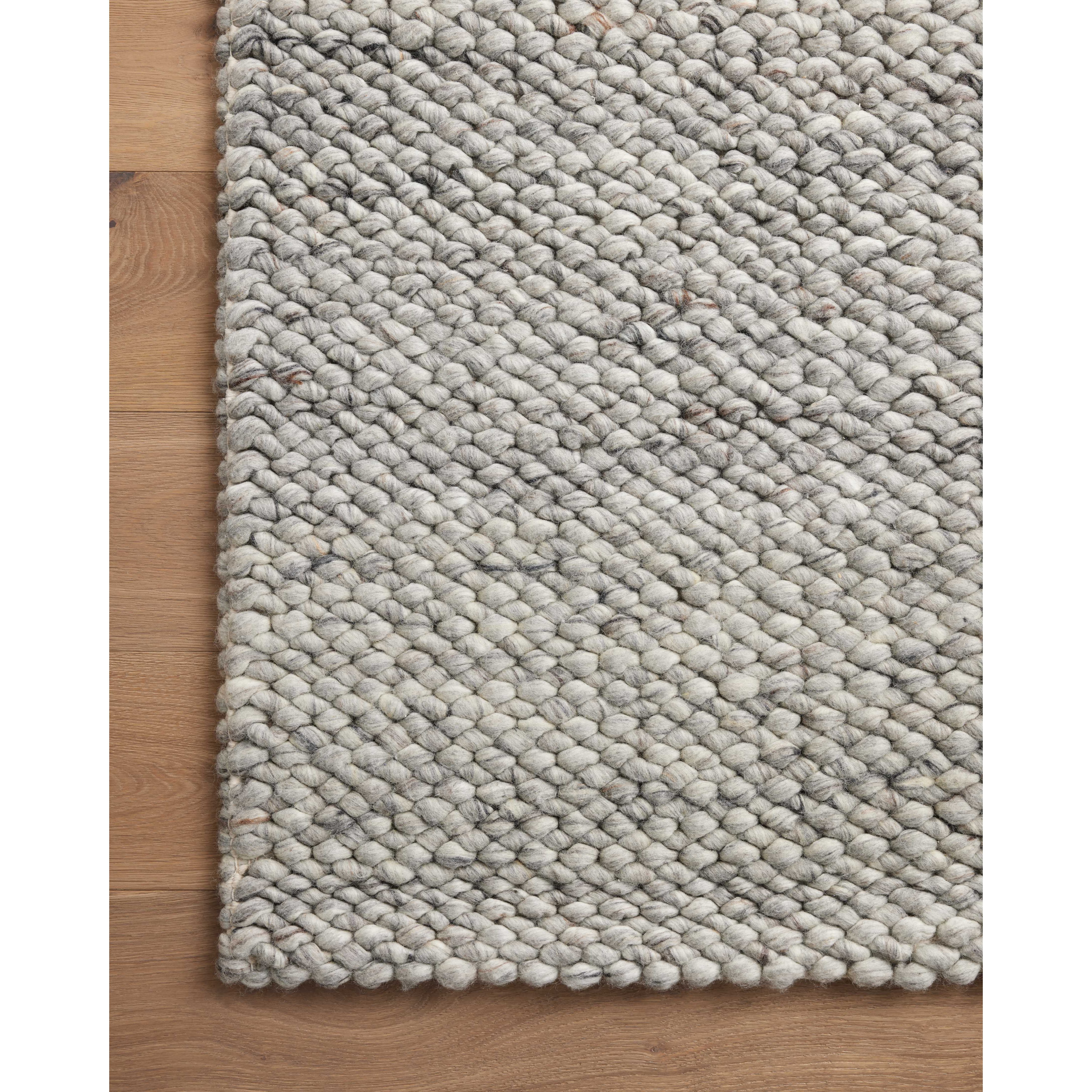 Featuring Jean Stoffer x Loloi Hendrick Grey Rug by Loloi at Amethyst Home. The Hendrick Grey Rug is a beautifully textured wool area rug with an elevated ease reminiscent of a cozy handmade sweater. The rug is very plush underfoot, making it equally welcome in bedrooms and living rooms. The hand-woven weave pattern adds dimension while the rug’s color palette is soft, neutral, a. Amethyst Home provides interior design, new construction, custom furniture, and area rugs in the Charlotte metro area.