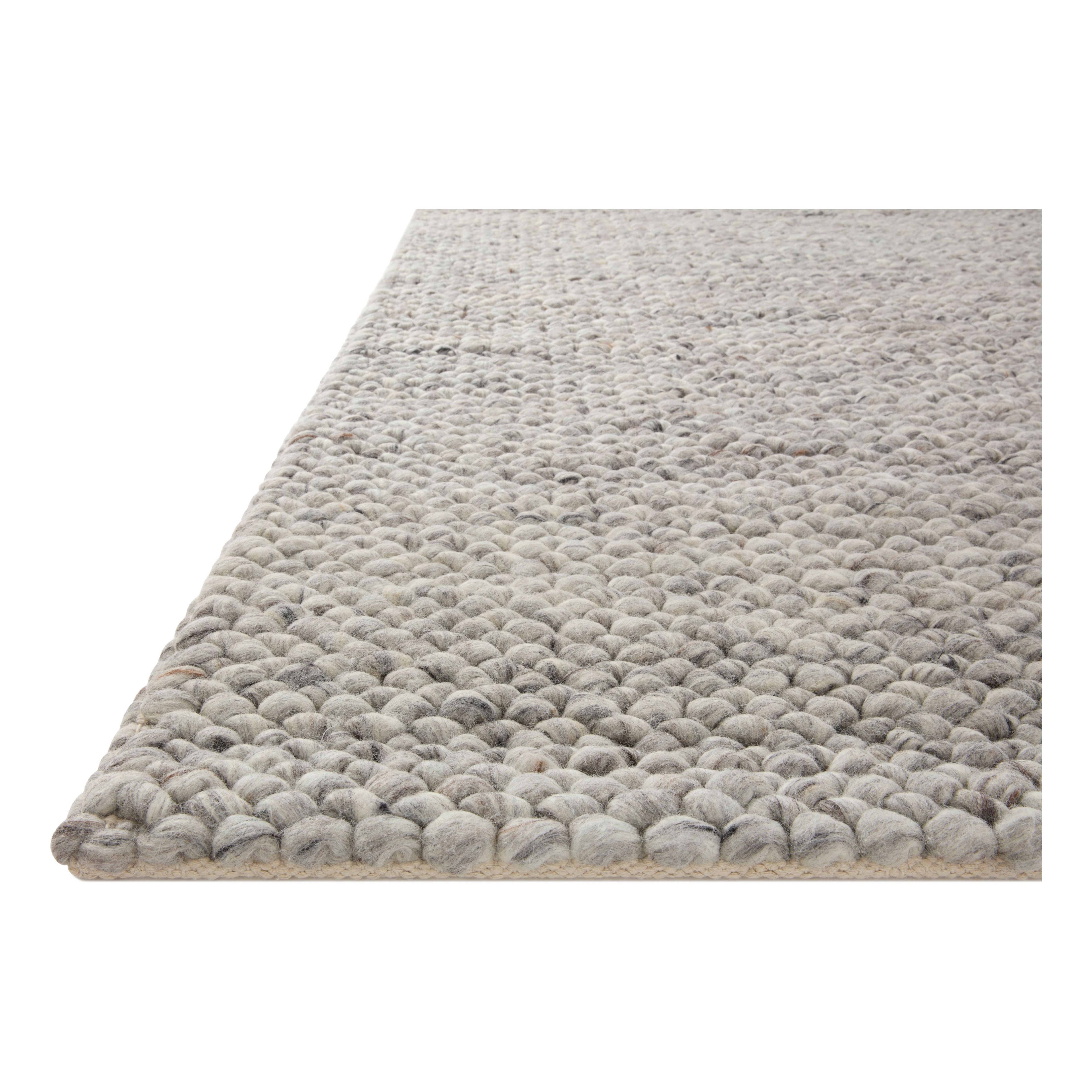 Featuring Jean Stoffer x Loloi Hendrick Grey Rug by Loloi at Amethyst Home. The Hendrick Grey Rug is a beautifully textured wool area rug with an elevated ease reminiscent of a cozy handmade sweater. The rug is very plush underfoot, making it equally welcome in bedrooms and living rooms. The hand-woven weave pattern adds dimension while the rug’s color palette is soft, neutral,. Amethyst Home provides interior design, new construction, custom furniture, and area rugs in the Kansas City metro area.