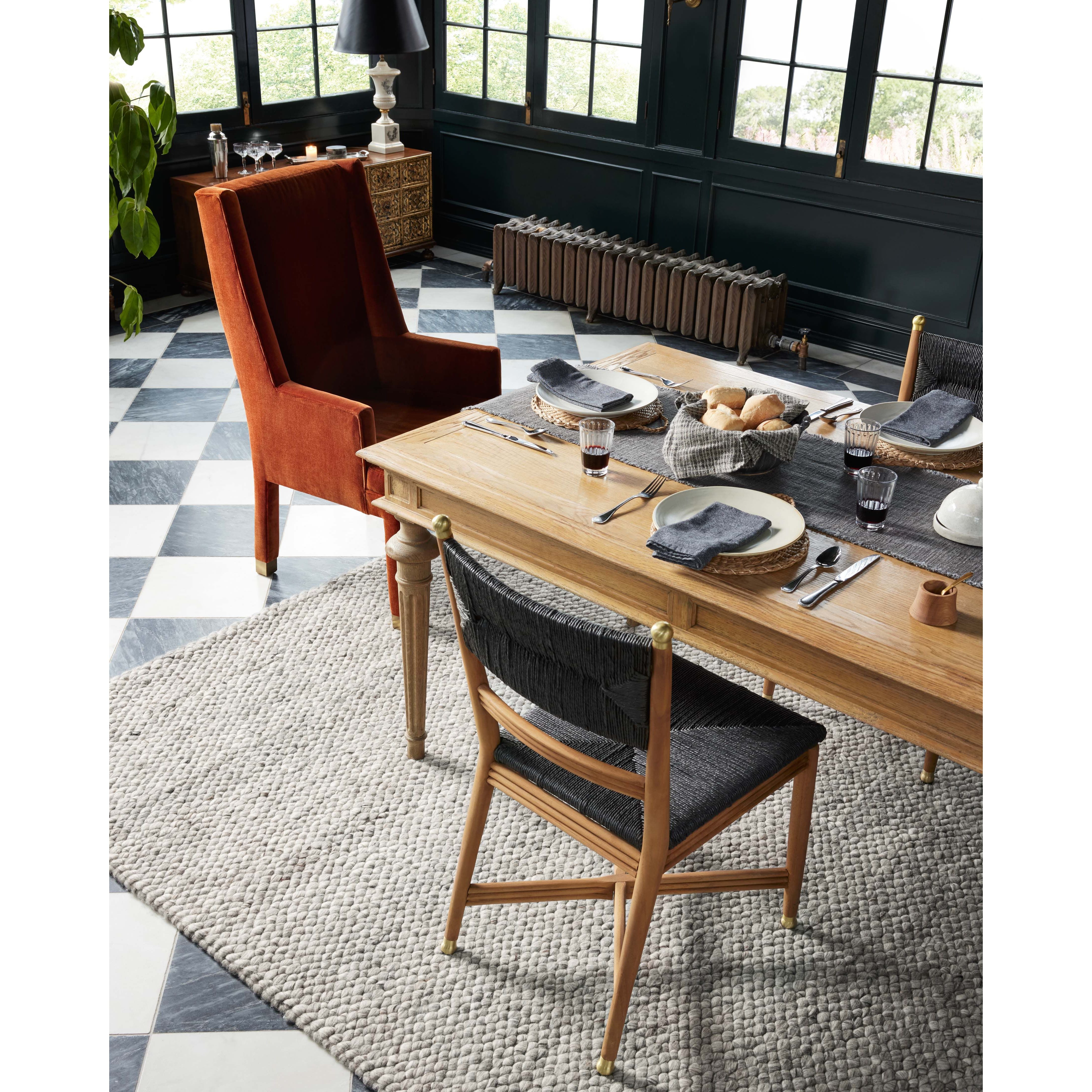 Featuring Jean Stoffer x Loloi Hendrick Grey Rug by Loloi at Amethyst Home. The Hendrick Grey Rug is a beautifully textured wool area rug with an elevated ease reminiscent of a cozy handmade sweater. The rug is very plush underfoot, making it equally welcome in bedrooms and living rooms. The hand-woven weave pattern adds dimension while the rug’s color palette is soft, neutral, a. Amethyst Home provides interior design, new construction, custom furniture, and area rugs in the San Diego metro area.