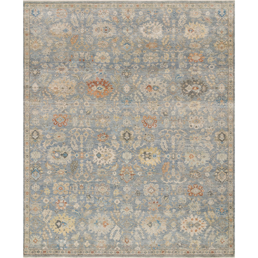 Tapis noué à la main Legacy bleu/multi