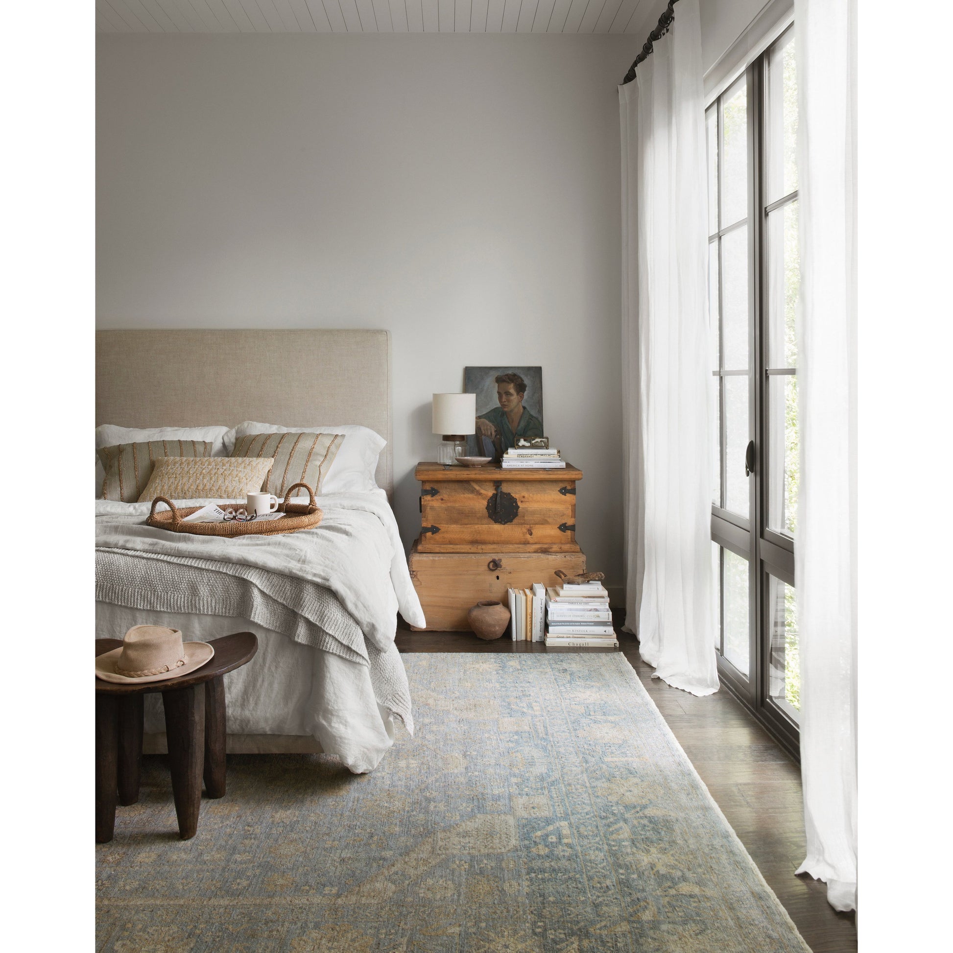 The Legacy Ocean LZ-03 Rug from Loloi is hand-knotted, refined, yet versatile for hallways, living rooms, bedrooms, and extra large spaces. The Legacy rug is deliberately distressed and sheared down to an extra low pile of 100% wool, creating a patina usually only imparted through decades of wear. Amethyst Home provides interior design, new construction, custom furniture, and rugs for the Omaha and Lincoln metro area.