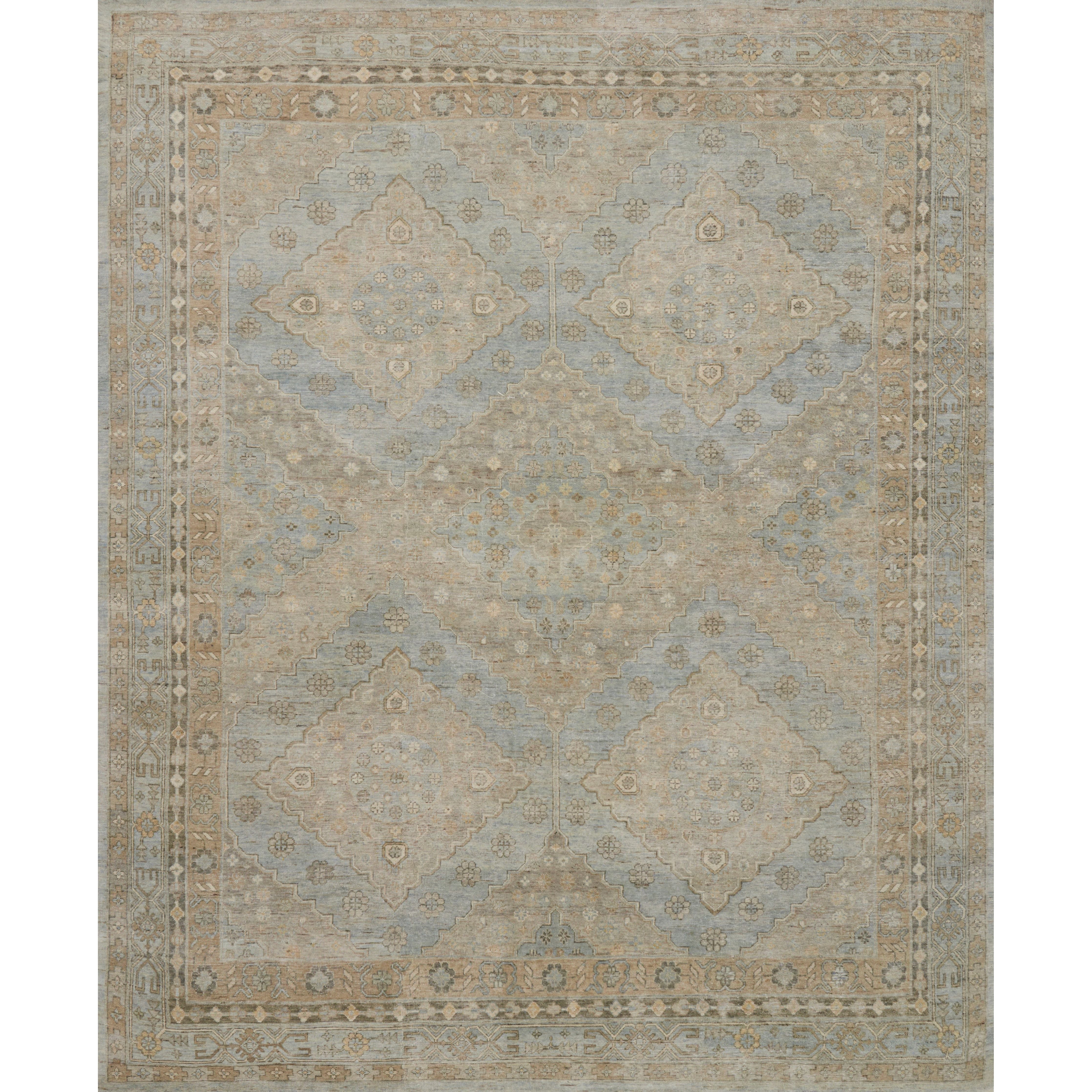 The Legacy Sea / Stone LZ-07 Rug from Loloi is hand-knotted, refined, yet versatile for hallways, living rooms, bedrooms, and extra large spaces. The Legacy rug is deliberately distressed and sheared down to an extra low pile of 100% wool, creating a patina usually only imparted through decades of wear. Amethyst Home provides interior design, new construction, custom furniture, and rugs for the Omaha and Lincoln metro area.