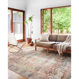 Featuring Loren Brick/Multi Rug by Loloi at Amethyst Home. The Loren Brick/Multi area rug from Loloi captures the spirit of a one-of-a-kind vintage or antique area rug. You will love this rug because the rug is: 

Perfect for families with kids and pets
Very easy to clean and maintain
Comes in big area rug sizes and as cute kitchen and hallway runners
Looks gorgeous. Amethyst Home provides interior design, new construction, custom furniture, and rugs for the Omaha and Lincoln, Nebraska metro area.