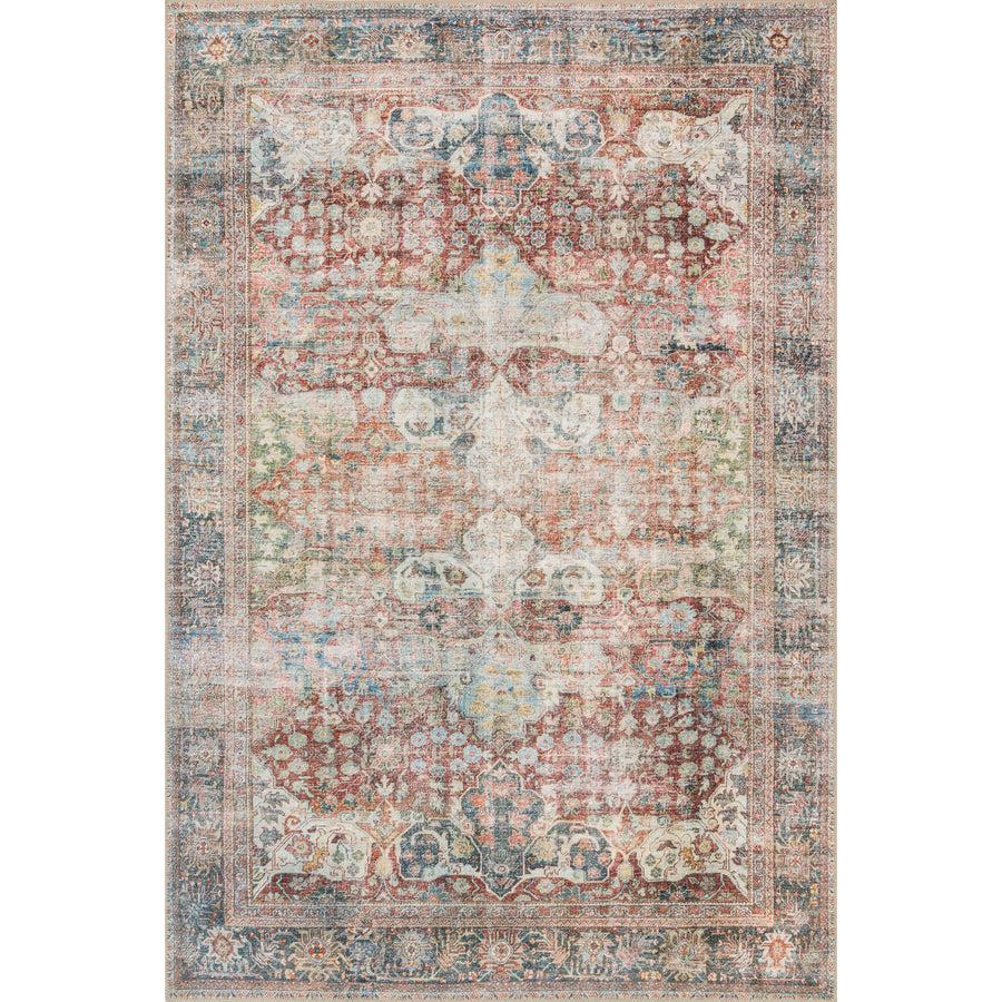 Tapis Loren Brique/Multi
