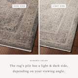 Featuring Lyra Denim / Pebble Rug by Loloi at Amethyst Home. With dreamy and dynamic watercolor palettes, the Lyra Denim / Pebble rug breathes new life into traditional design. This power-loomed 100% polyester area rug has a surprisingly soft feel that almost defies how durable, stain-resistant, and easy to clean it is. The collection’s range of colorways is i. Amethyst Home provides interior design, new home construction design consulting, vintage area rugs, and lighting in the Austin metro area.