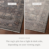 Featuring Lyra Ink / Multi Rug by Loloi at Amethyst Home. With dreamy and dynamic watercolor palettes, the Lyra Ink / Multi rug breathes new life into traditional design. This power-loomed 100% polyester area rug has a surprisingly soft feel that almost defies how durable, stain-resistant, and easy to clean it is. The collection’s range of colorways is inspire. Amethyst Home provides interior design, new home construction design consulting, vintage area rugs, and lighting in the Boston metro area.