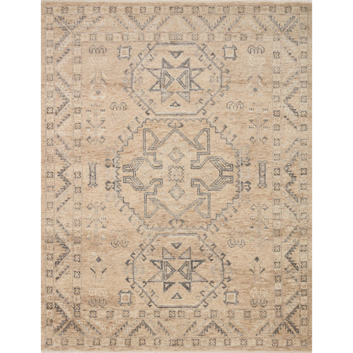 Marco Sand / Granite Hand-Knotted Rug