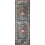 Featuring Margot Ocean / Brick Rug by Loloi at Amethyst Home. Easy on the eyes, comfortable on the feet. Our first collection with CloudPile™, the Margot Collection marries the luxurious feel of a plush pile with the affordability of a printed rug. Margot features timeless and classic designs, in an incredibly plush, cloud-like texture that you can't wait to sink your feet into.Power Loome. Amethyst Home provides interior design, new construction, custom furniture, and rugs for Monterey metro area