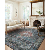 Featuring Margot Ocean / Brick Rug by Loloi at Amethyst Home. Easy on the eyes, comfortable on the feet. Our first collection with CloudPile™, the Margot Collection marries the luxurious feel of a plush pile with the affordability of a printed rug. Margot features timeless and classic designs, in an incredibly plush, cloud-like texture that you can't wait to sink your feet into.Power Loomed. Amethyst Home provides interior design, new construction, custom furniture, and rugs for Seattle metro area