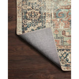 Featuring Margot Terracotta / Lagoon Rug by Loloi at Amethyst Home. Easy on the eyes, comfortable on the feet. Our first collection with CloudPile™, the Margot Collection marries the luxurious feel of a plush pile with the affordability of a printed rug. Margot features timeless and classic designs, in an incredibly plush, cloud-like texture that you can't wait to sink your feet into.Power Lo. Amethyst Home provides interior design, new construction, custom furniture, and rugs for Omaha metro area