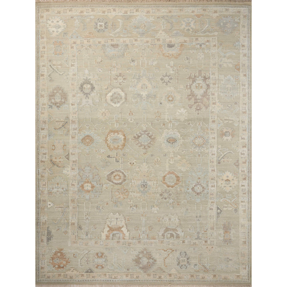 Marie Sage / Multi Hand-Knotted Rug