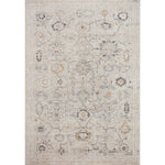 Featuring Monroe Natural / Multi Rug by Loloi at Amethyst Home. Inspired by antique Turkish Oushak carpets with large-scale motifs, the Monroe Natural / Multi Rug modernizes the traditional design in neutral palettes, many of which have black details that anchor the rug in the room. Monroe is power-loomed of 100% polypropylene for easy care and reliable du. Amethyst Home provides interior design, new home construction design consulting, vintage area rugs, and lighting in the Alpharetta metro area.