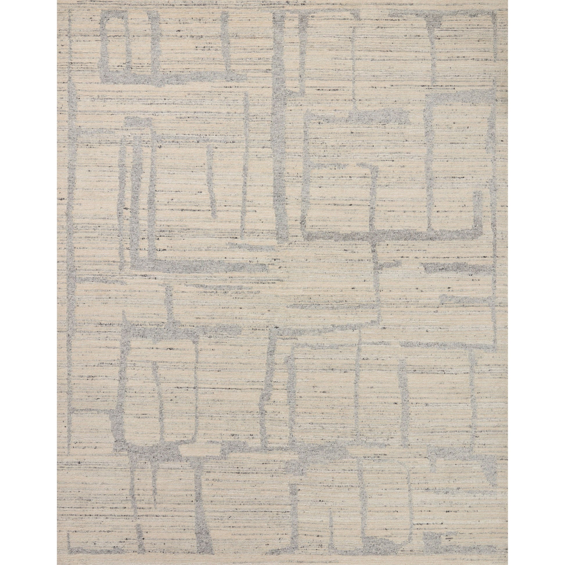 The Raquel Collection exemplifies what makes a hand-knotted rug so unique. Each area rug has a ribbed texture and subtle striping created by the artisan’s cut-and-loop technique. Raquel features an organic, asymmetrical linear pattern in an airy, neutral palette. Amethyst Home provides interior design, new home construction design consulting, vintage area rugs, and lighting in the Dallas metro area.