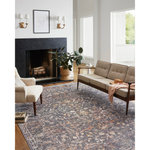 Featuring Rosemarie Chris Loves Julia x Loloi Graphite / Multi ROE-04 Rug by Loloi at Amethyst Home. The Rosemarie Chris Loves Julia x Loloi Graphite / Multi rug is highly durable, bold, never sheds, and soft underfoot for a cozy addition for your home. Inspired by classic vintage and antique rugs, this is a vibrant, yet classic product of collaboration b.  Amethyst Home provides interior design, new home construction design consulting, vintage area rugs, and lighting in the Washington metro area.