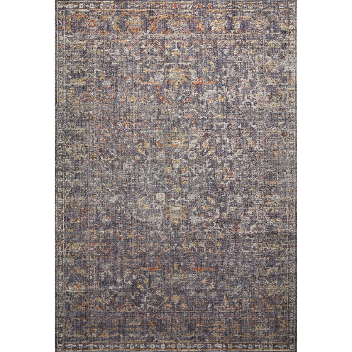 Tapis Rosemarie Chris Loves Julia x Loloi Graphite / Multi ROE-04