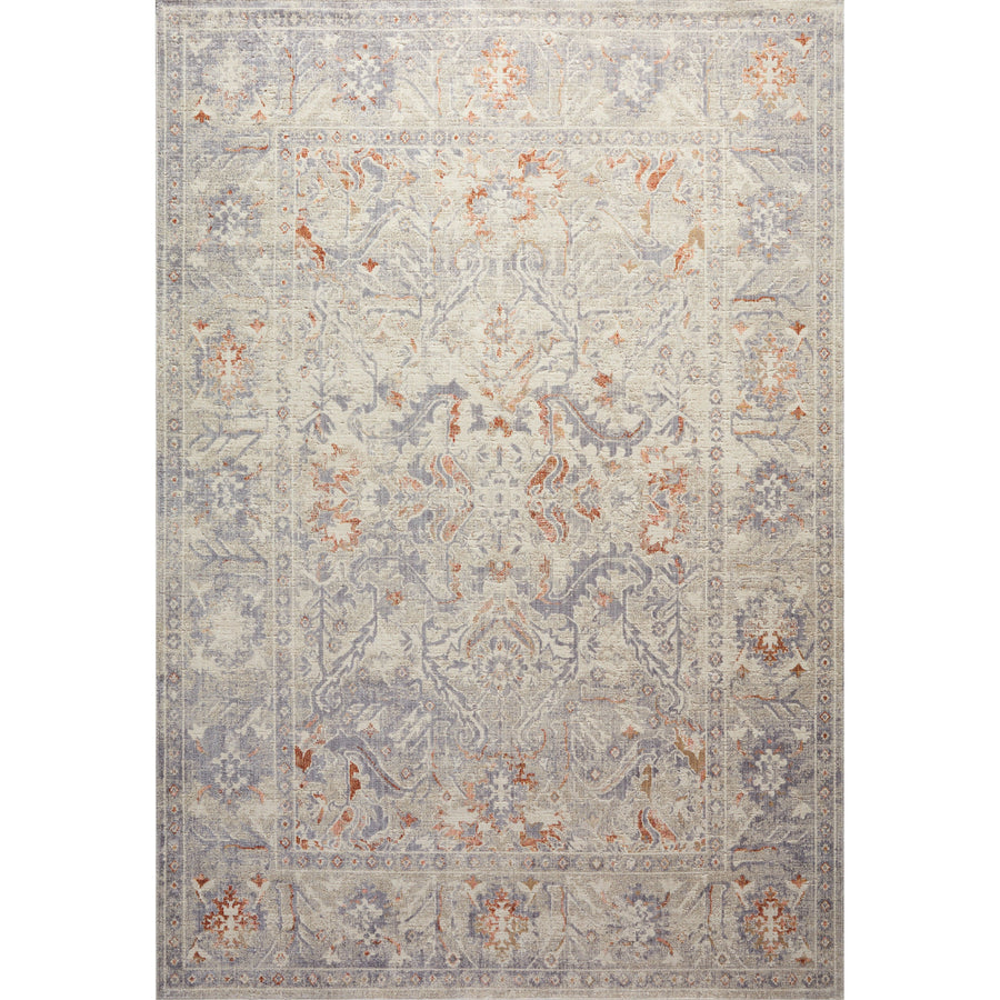 Tapis Rosemarie Chris Loves Julia x Loloi avoine/lavande ROE-05