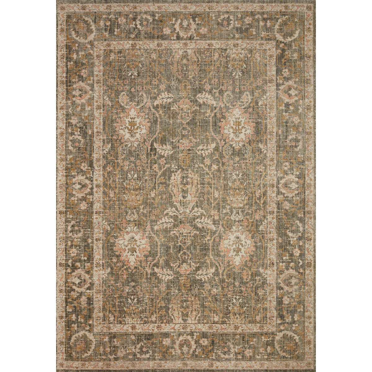 Tapis Rosemarie Chris Loves Julia x Loloi Sauge / Blush ROE-01