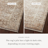 Featuring Sonnet Mocha / Tan Rug by Loloi at Amethyst Home. The Sonnet Collection is a versatile area rug with traditional motifs that appear to float and fade from the surface, the result of a new power-loomed construction that combines yarns of different textures. The rug is made of space-dyed polypropylene and polyester for a gradient range of colors tha. Amethyst Home provides interior design, new home construction design consulting, vintage area rugs, and lighting in the Calabasas metro area.