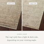 Featuring Sonnet Moss / Natural Rug by Loloi at Amethyst Home. The Sonnet Collection is a versatile area rug with traditional motifs that appear to float and fade from the surface, the result of a new power-loomed construction that combines yarns of different textures. The rug is made of space-dyed polypropylene and polyester for a gradient range of colo. Amethyst Home provides interior design, new home construction design consulting, vintage area rugs, and lighting in the Laguna Beach metro area.