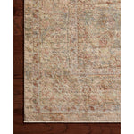 Featuring Sonnet Moss / Natural Rug by Loloi at Amethyst Home. The Sonnet Collection is a versatile area rug with traditional motifs that appear to float and fade from the surface, the result of a new power-loomed construction that combines yarns of different textures. The rug is made of space-dyed polypropylene and polyester for a gradient range of co. Amethyst Home provides interior design, new home construction design consulting, vintage area rugs, and lighting in the Salt Lake City metro area.