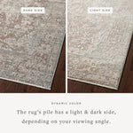 Featuring Sonnet Silver / Natural Rug by Loloi at Amethyst Home. The Sonnet Collection is a versatile area rug with traditional motifs that appear to float and fade from the surface, the result of a new power-loomed construction that combines yarns of different textures. The rug is made of space-dyed polypropylene and polyester for a gradient range of colors th. Amethyst Home provides interior design, new home construction design consulting, vintage area rugs, and lighting in the Tampa metro area.