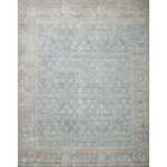 Featuring Wynter Ocean / Silver Rug by Loloi at Amethyst Home. Old soul, new spirit. Power-loomed of 100% polyester, the Wynter Ocean / Silver area rug showcases a one-of-a-kind vintage or antique area rug look at an affordable price.
The rug is ideal for high traffic areas due to the rug's durability making it perfect for:

living rooms
dining rooms
kitchens
hallways
entrywa. Amethyst Home provides interior design, new construction, custom furniture, and rugs for the Omaha and Lincoln metro area.