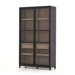 Featuring Millie Cabinet by Four Hands at Amethyst Home. The Millie Drifted Black/Oak Cabinet has shelves and interior drawers, making this a functional and beautiful piece to showcase your favorite China set or stow away your polished silverware. 
Overall Dimensions: 47.50"W x 18"L x 83"H
Colors: Drifted Oak Solid, Drifted Black, Drifted Matte Black Venee.  Amethyst Home provides interior design, new home construction design consulting, vintage area rugs, and lighting in the Park City metro area.