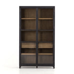 Featuring Millie Cabinet by Four Hands at Amethyst Home. The Millie Drifted Black/Oak Cabinet has shelves and interior drawers, making this a functional and beautiful piece to showcase your favorite China set or stow away your polished silverware. 
Overall Dimensions: 47.50"W x 18"L x 83"H
Colors: Drifted Oak Solid, Drifted Black, Drifted Matte Black Veneer, .  Amethyst Home provides interior design, new home construction design consulting, vintage area rugs, and lighting in the Austin metro area.