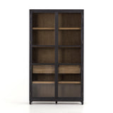 Featuring Millie Cabinet by Four Hands at Amethyst Home. The Millie Drifted Black/Oak Cabinet has shelves and interior drawers, making this a functional and beautiful piece to showcase your favorite China set or stow away your polished silverware. 
Overall Dimensions: 47.50"W x 18"L x 83"H
Colors: Drifted Oak Solid, Drifted Black, Drifted Matte Black Veneer, .  Amethyst Home provides interior design, new home construction design consulting, vintage area rugs, and lighting in the Austin metro area.