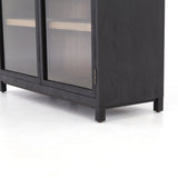 Featuring Millie Cabinet by Four Hands at Amethyst Home. The Millie Drifted Black/Oak Cabinet has shelves and interior drawers, making this a functional and beautiful piece to showcase your favorite China set or stow away your polished silverware. 
Overall Dimensions: 47.50"W x 18"L x 83"H
Colors: Drifted Oak Solid, Drifted Black, Drifted Matte Black Veneer, .  Amethyst Home provides interior design, new home construction design consulting, vintage area rugs, and lighting in the Dallas metro area.