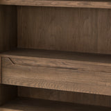 Featuring Millie Cabinet by Four Hands at Amethyst Home. The Millie Drifted Black/Oak Cabinet has shelves and interior drawers, making this a functional and beautiful piece to showcase your favorite China set or stow away your polished silverware. 
Overall Dimensions: 47.50"W x 18"L x 83"H
Colors: Drifted Oak Solid, Drifted Black, Drifted Matte Black Veneer,.  Amethyst Home provides interior design, new home construction design consulting, vintage area rugs, and lighting in the Seattle metro area.