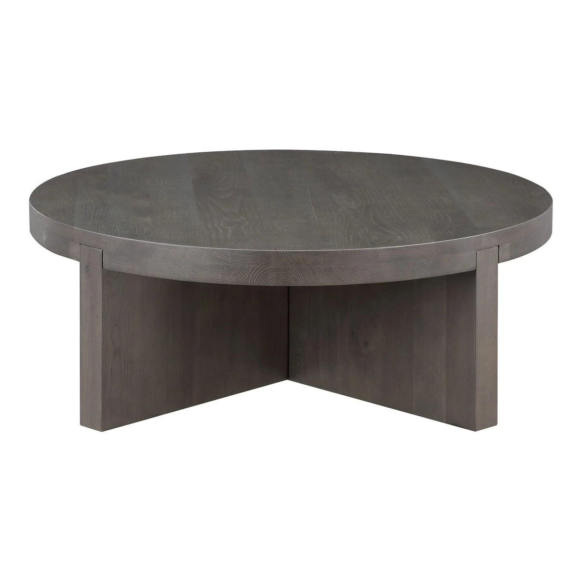 Folke Dark Brown Round Coffee Table | ready to ship!
