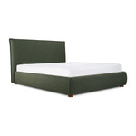 Upholstered from a soft, linen blend fabric, the Luzon Bed is for those who dream of their next beach destination. Its padded tall headboard and solid pine-poplar mix wood frame make it comfy and reliable, while its timeless design and neutral tone showcase a classic, utilitarian look. Amethyst Home provides interior design, new home construction design consulting, vintage area rugs, and lighting in the Newport Beach metro area.