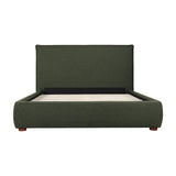 Upholstered from a soft, linen blend fabric, the Luzon Bed is for those who dream of their next beach destination. Its padded tall headboard and solid pine-poplar mix wood frame make it comfy and reliable, while its timeless design and neutral tone showcase a classic, utilitarian look. Amethyst Home provides interior design, new home construction design consulting, vintage area rugs, and lighting in the Omaha metro area.