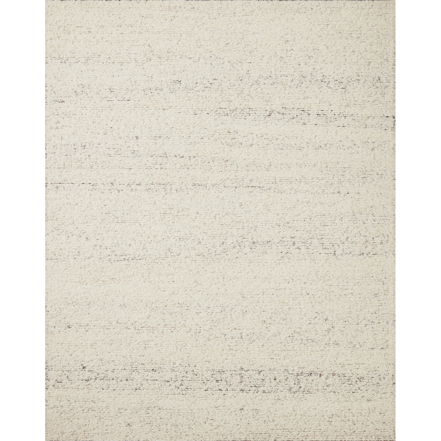 Mulholland Amber Lewis x Loloi Silver / Natural Hand-Knotted Rug