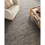 Taking note of Amber Lewis' signature laid-back California aesthetic, the Mulholland Amber Lewis x Loloi MUL-03 AL Charcoal / Denim Rug is expertly hand-knotted of wool and cotton by skilled artisans in India. The collection offers a soft yet textured pile with a slight variation of tones that make each piece uniques and GoodWeave-Certified. Amethyst Home provides interior design, new construction, custom furniture, and rugs for the Des Moines and Cedar Rapids metro area.