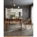 Taking note of Amber Lewis' signature laid-back California aesthetic, the Mulholland Amber Lewis x Loloi MUL-03 AL Charcoal / Denim Rug is expertly hand-knotted of wool and cotton by skilled artisans in India. The collection offers a soft yet textured pile with a slight variation of tones that make each piece uniques and GoodWeave-Certified. Amethyst Home provides interior design, new construction, custom furniture, and rugs for the Seattle metro area.