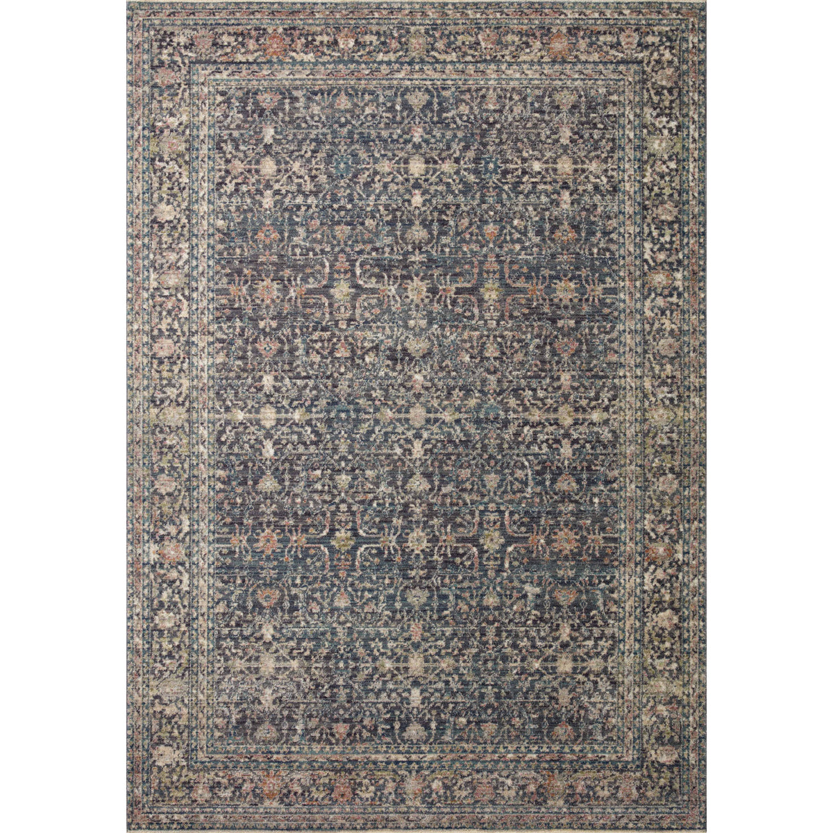 Jean Stoffer x Loloi Bradbury Minuit / Tapis Multi
