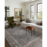 Featuring Jean Stoffer x Loloi Bradbury Midnight / Multi Rug by Loloi at Amethyst Home. The Bradbury Midnight / Multi Rug has small-scale motifs that, combined with the rug’s vibrant and varying colors, create eye-catching dimension in the room. Bradbury echoes the look of traditional rugs but comes alive in fresh, modern palettes that balance energetic bright tones with sof. Amethyst Home provides interior design, new construction, custom furniture, and area rugs in the Salt Lake City metro area.