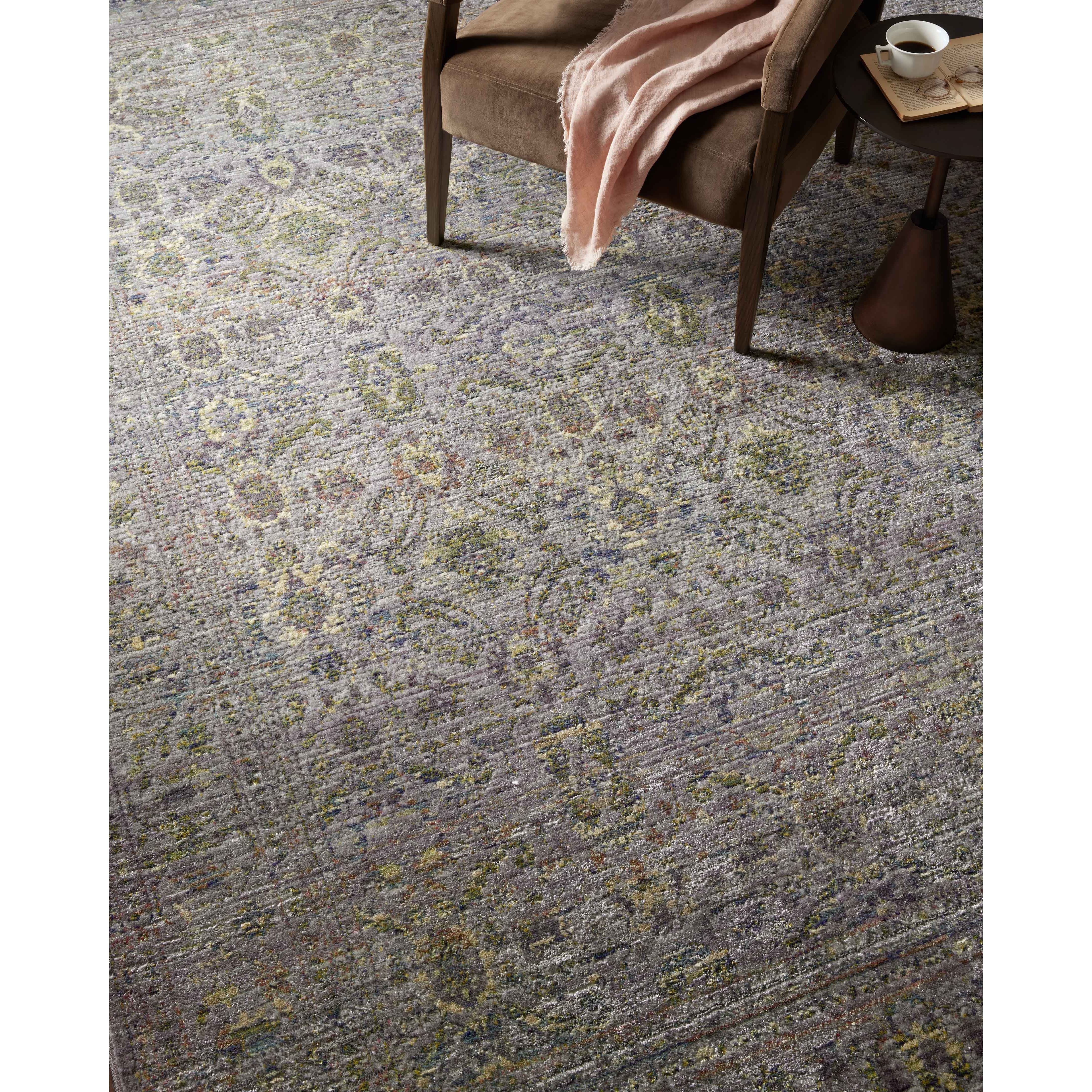 Featuring Jean Stoffer x Loloi Bradbury Grey / Multi Rug by Loloi at Amethyst Home. The Bradbury Grey / Multi Rug has small-scale motifs that, combined with the rug’s vibrant and varying colors, create eye-catching dimension in the room. Bradbury echoes the look of traditional rugs but comes alive in fresh, modern palettes that balance energetic bright tones with softer, distress. Amethyst Home provides interior design, new construction, custom furniture, and area rugs in the Calabasas metro area.