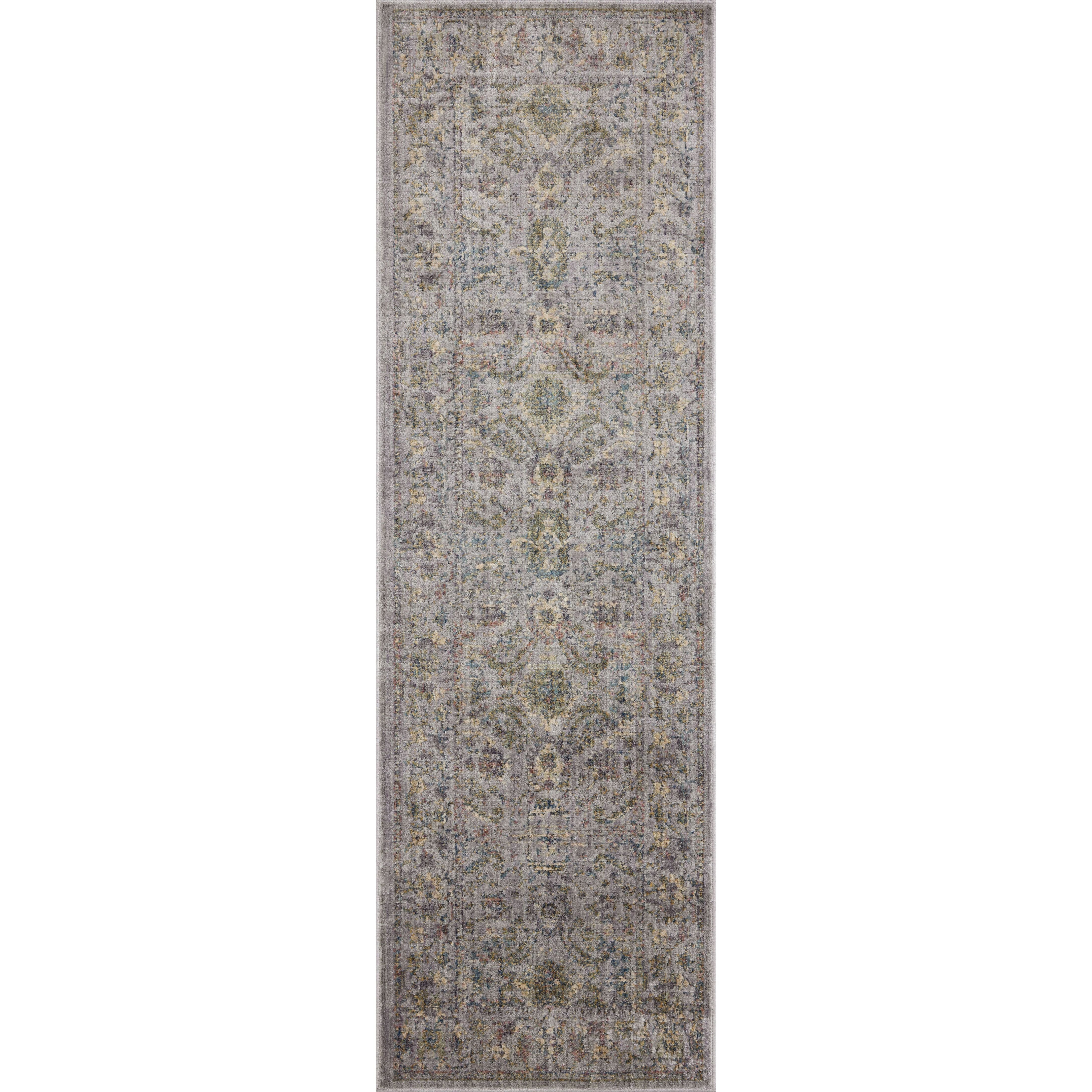Featuring Jean Stoffer x Loloi Bradbury Grey / Multi Rug by Loloi at Amethyst Home. The Bradbury Grey / Multi Rug has small-scale motifs that, combined with the rug’s vibrant and varying colors, create eye-catching dimension in the room. Bradbury echoes the look of traditional rugs but comes alive in fresh, modern palettes that balance energetic bright tones with softer, distre. Amethyst Home provides interior design, new construction, custom furniture, and area rugs in the Los Angeles metro area.