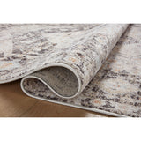 Featuring Monroe Charcoal / Multi Rug by Loloi at Amethyst Home. Inspired by antique Turkish Oushak carpets with large-scale motifs, the Monroe Charcoal / Multi Rug modernizes the traditional design in neutral palettes, many of which have black details that anchor the rug in the room. Monroe is power-loomed of 100% polypropylene for easy care and reliable durability. Made in Turk. Amethyst Home provides interior design, new construction, custom furniture, and area rugs in the Calabasas metro area.