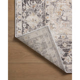 Featuring Monroe Charcoal / Multi Rug by Loloi at Amethyst Home. Inspired by antique Turkish Oushak carpets with large-scale motifs, the Monroe Charcoal / Multi Rug modernizes the traditional design in neutral palettes, many of which have black details that anchor the rug in the room. Monroe is power-loomed of 100% polypropylene for easy care and reliable durability. Made in Turkey. Amethyst Home provides interior design, new construction, custom furniture, and area rugs in the Seattle metro area.
