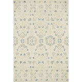 Norabel Ivory/Grey Rug - Amethyst Home Hooked of 100% wool pile by skilled artisans in India, the Norabel Collection feels naturally soft underfoot. Norabel features designs that balance botanical motifs in delicate, variegated colors that resonate for today's home.