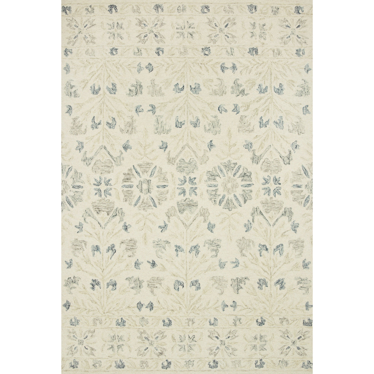 Tapis Norabel ivoire/gris