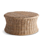 Our search for five-star, hotel-quality rattan led us to develop Normandy. With a finish that is a beautiful blend of gray and brown, something we call "Nature's Gray", this round coffee table is as useful as it is beautiful. Amethyst Home provides interior design, new construction, custom furniture, and area rugs in the Laguna Beach metro area.