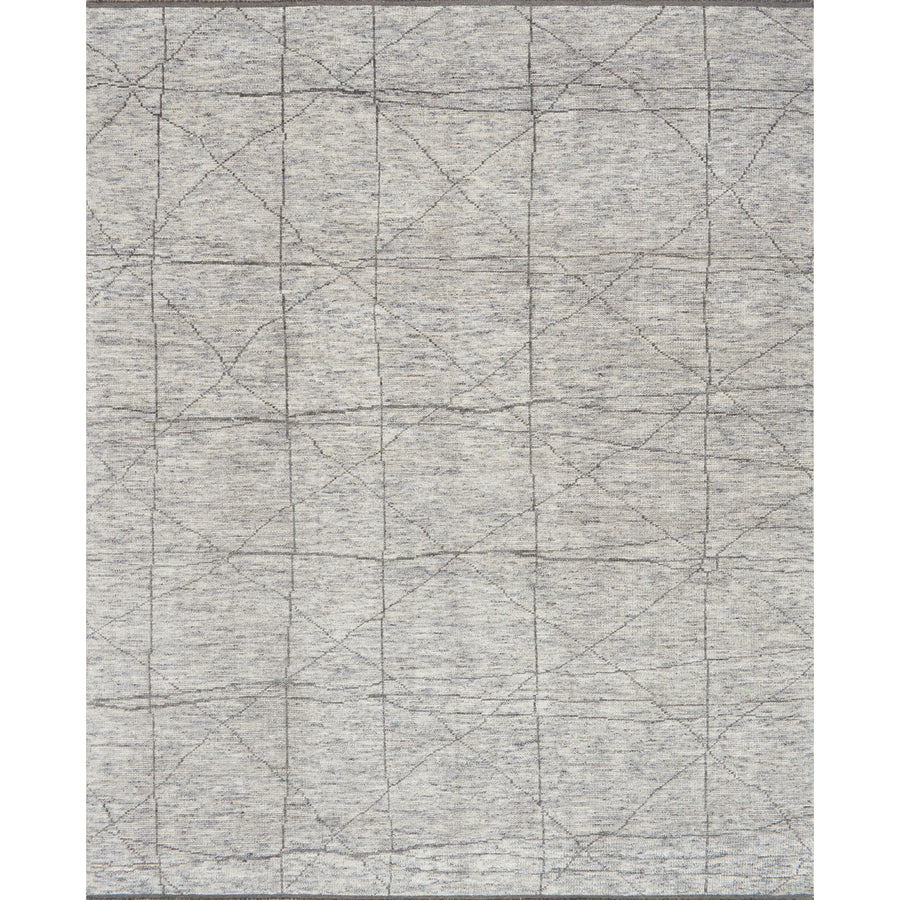 Tapis noué à la main Odyssey ardoise/gris