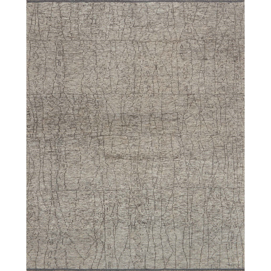 Tapis noué à la main Odyssey fumée/gris