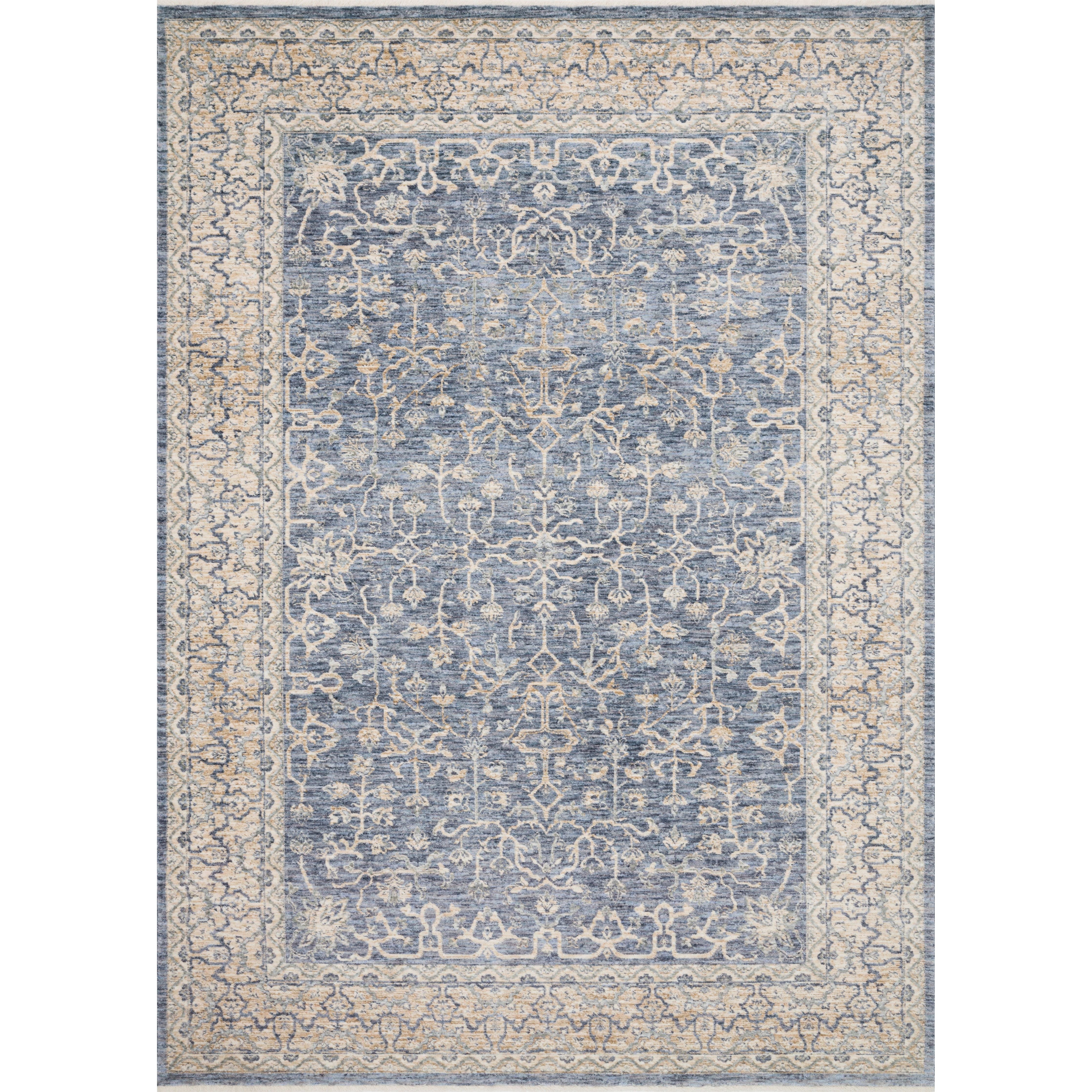 Pandora Dark Blue/Ivory Rug - Amethyst Home Our updated take on a classic. Pandora is power-loomed of 100% polyester, ensuring long-lasting durability, no shedding, and a soft feel underfoot. The pile features a high to low texture, accentuating these timeless yet current designs.